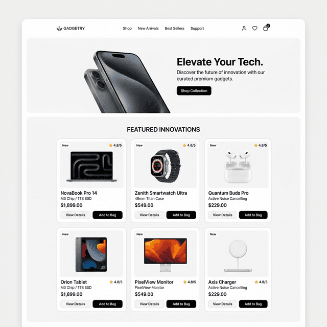 ShopVN Ecommerce Mockup